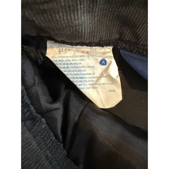 Vintage Woolrich Plaid Pleated Wool Midi Skirt Green Purple - Picture 5 of 5